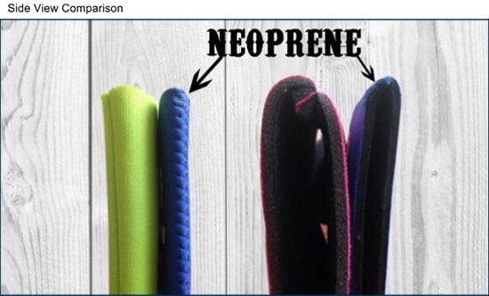 Difference between neoprene and foam koozies