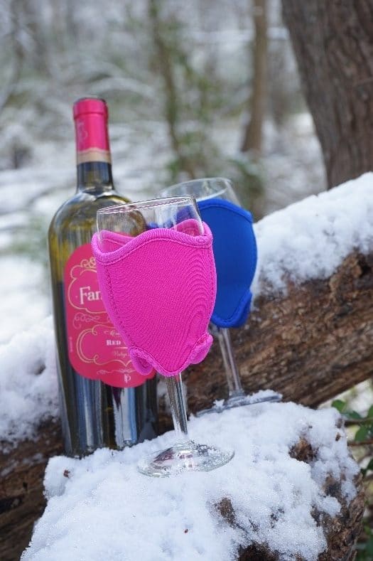 custom wine koozies for gift. Print your design at coolienation.com