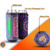 tall slim can koozie for hard seltzer cans with hidden seam and printed bottom available