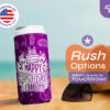 12 oz slim can koozie for birthday party with rush delivery options