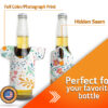 Custom jersey bottle koozie, perfect for your favorite bottle, keeps drinks cold