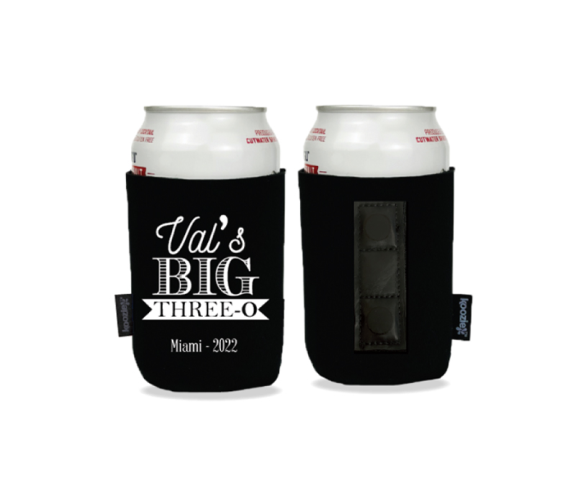 Custom magnetic can koozie