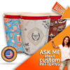 Custom solo cup koozies with pattern designs