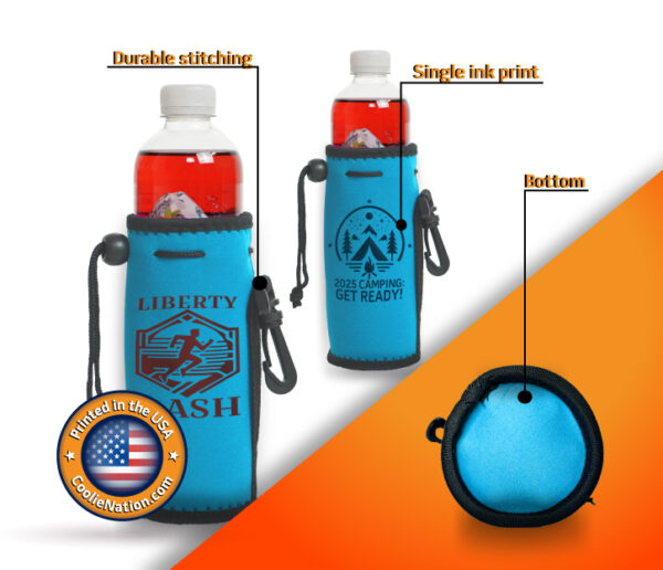 Personalized water bottle koozies