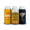 24 ounce beer koozie with custom bar design on them, can cooler for tall drinks