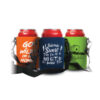beer koozie necklace or neck strap beer coolie with a Las Vegas custom design