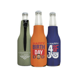 Zipper Neoprene Bottle Cooler