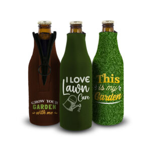 personalized neoprene bottle koozies with zipper for promote business. Cadillac of Bottle Coolies