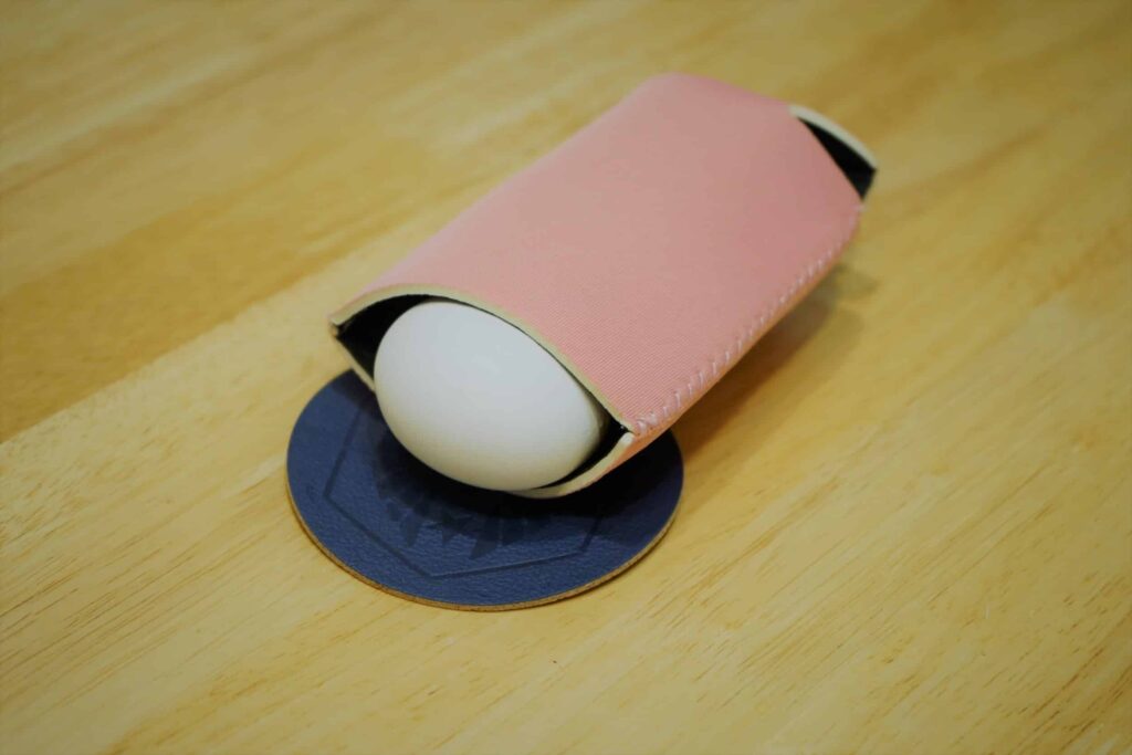 blank pale rose koozie
