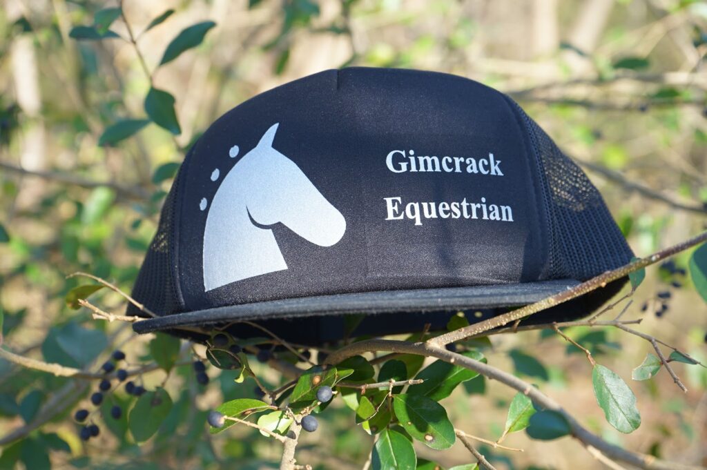 equestrian logo custom hat