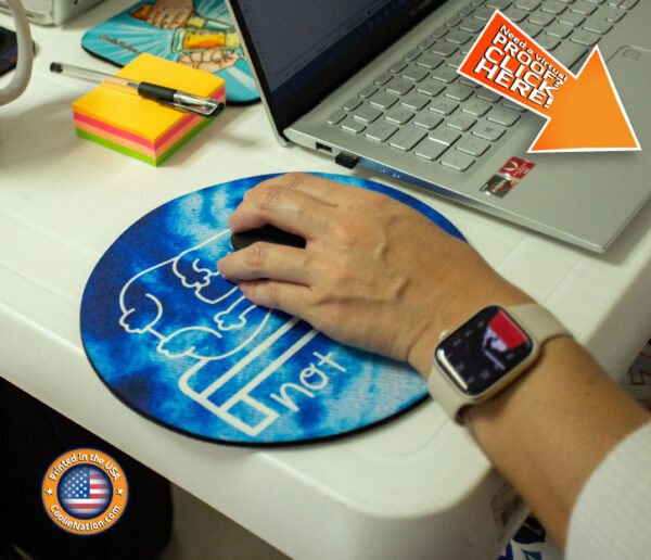 Custom round mousepad