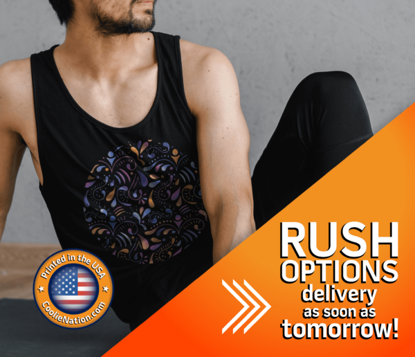 Fast delivery from USA for custom tank tops