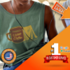 Custom tank top with 'camp coffee' design