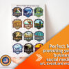 Assorted stickers with unique designs for promoting your business