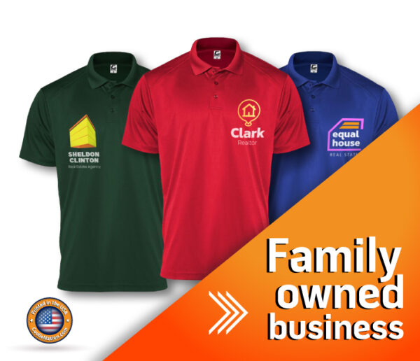 Custom polo uniforms for a family owned and operated business.