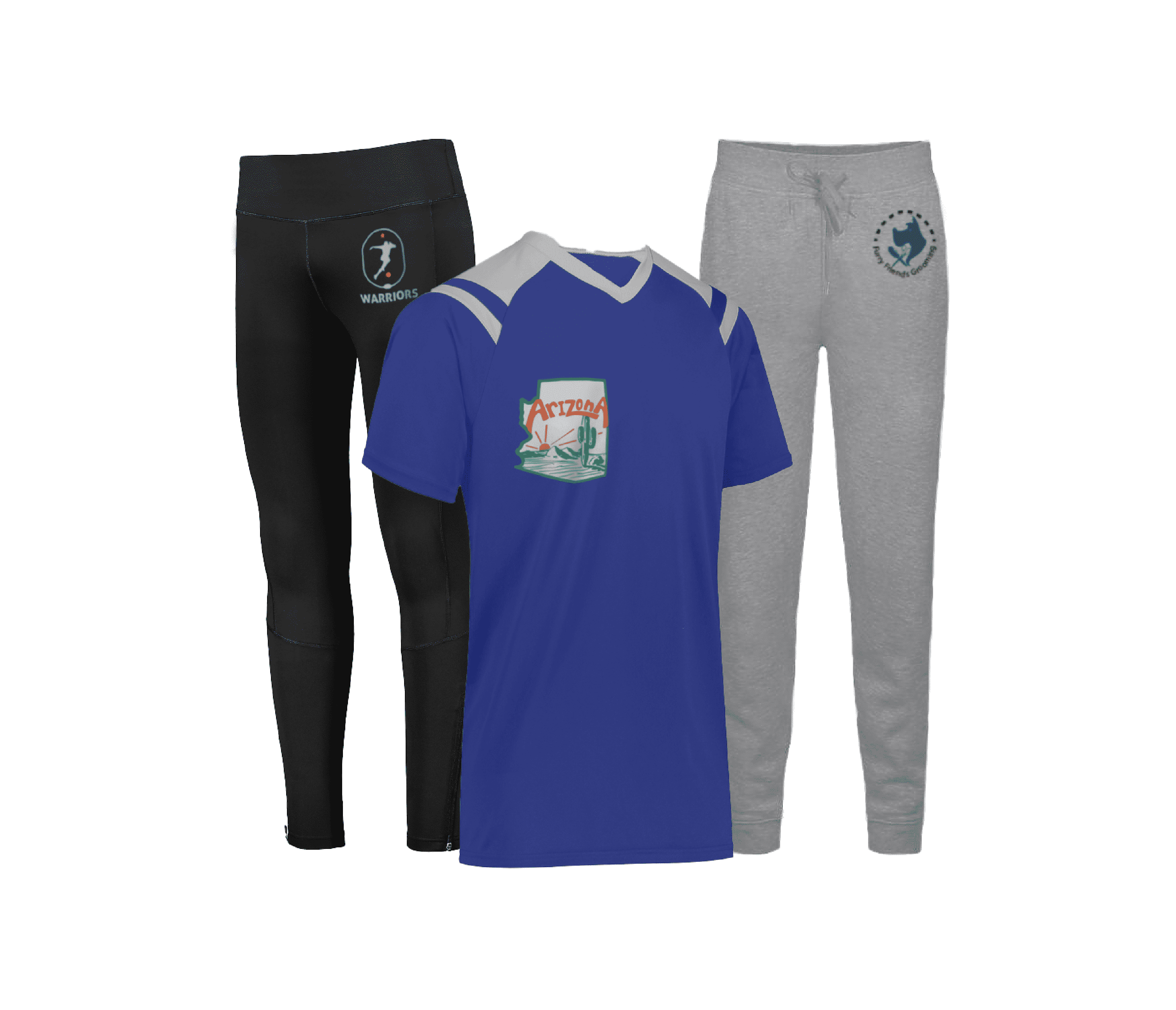 Active wear personalized for sports fans