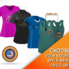Select your favorite brand and color for personalized women's tees
