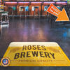 Custom anti-fatigue mats with brewery logo