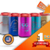 Personalized metallic neoprene can koozies in different colors with unique custom designs