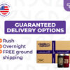 CoolieNation 24 oz tall can koozies with guaranteed delivery options including rush, overnight, and free shipping.