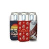 Custom 24oz neoprene can koozie with a playful bachelor party design