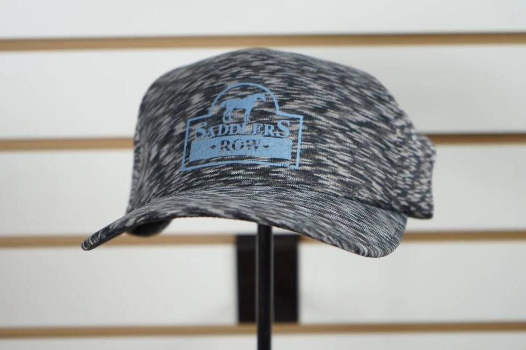 Custom hat with an equestrian logo