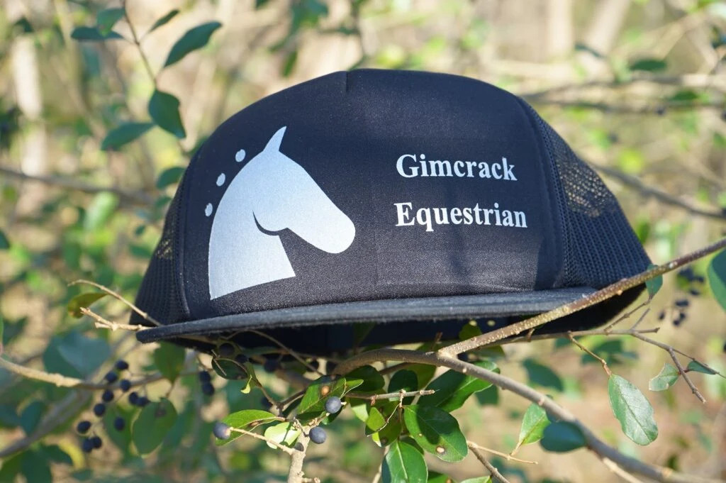 equestrian logo custom hat